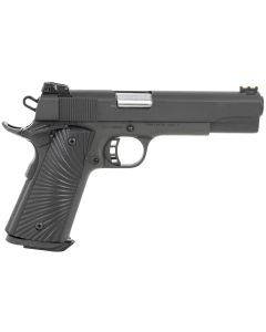 Taylors &amp; Company 230056 1911 Tactical Full Size 10mm Auto 8+1, 5" Stainless Steel Barrel, Black Parkerized Serrated Slide, Black Parkerized Steel Frame w/Beavertail, Black/Gray G10 Grip