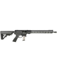 Rock River Arms BT91700V1 LAR-BT9G R9 Competition 9mm Luger 16" Stainless, Black, RRA NSP-2 Stock &amp; Hogue Grip