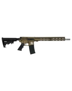 Great Lakes Firearms GL15223SSBRZ AR-15223 Wylde 30+1 16" Stainless Barrel, Bronze Cerakote Receiver, Full Picatinny Rail, Black Collapsible Stock, Polymer Grip