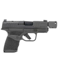 Springfield Armory HC9389BTOSPMSLC Hellcat Micro-Compact OSP 9mm Luger 3.80" Threaded/Compensated 10+1, Black, Polymer Frame, Serrated/Optic Cut Slide, Manual Safety