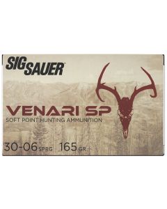 Sig Sauer V3006SP16520 Venari30-06Springfield 165gr Soft Point 20 Per Box/10 Case