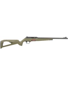 Winchester Repeating Arms 521140102 Wildcat22 LR 10+1 18", Matte Black Barrel/Rec, Skeletonized OD Green Stock, Ghost Ring Sight, Suppressor Ready