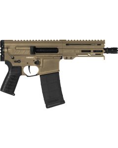 CMMG 30A0E33CT Dissent MK4 300 Blackout 30+1 6.50", Coyote Tan Cerakote Rec, OEM Grip, Picatinny Buffer Adapter, Zeroed Drop-In Single Stage Trigger