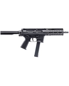 B&amp;T Firearms 500003ABG SPC99mm Luger 33+1 9.10", Black, Buffer Tube Stock, Polymer Grip (Glock Mag Compatible)