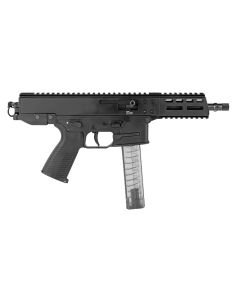 B&amp;T Firearms 4500022 GHM9mm Luger 30+1 6.90" Black, Collapsible Stock, Black Polymer Grip, Ambi Controls (OEM Mag)