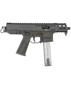 B&amp;T Firearms 450008 GHM Compact 9mm Luger 33+1 4.30", Tri-Lug Threaded Muzzle, Black, No Brace, Polymer Grips (OEM Mag)