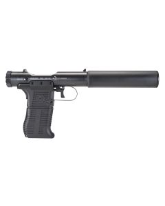 B&amp;T Firearms 410110 Station Six45 ACP Bolt Action 7+1 3.50" Barrel/5.10" Suppressor, Black Hard Coat Anodized Finish, Black Pre-Scored Grips