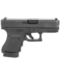 Glock UF3050201 G30 SF Gen3 Sub-Compact 45 ACP 10+1 3.78" Black Steel Barrel, Matte Black Serrated Slide, Black Polymer Frame w/Picatinny Rail, Black Textured Finger Grooved Polymer Grip, Right Hand