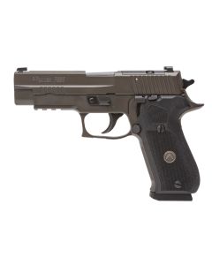 Sig Sauer 220R45LEGIONSAOR2 P220 Full Size Legion SAO 45 ACP 8+1 4.40", Gray Elite Cerakote, Picatinny Rail Frame, Romeo 1 Cut Slide, Black G10 Grip, X-Ray Sights