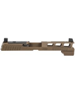 Sig Sauer 8900953 P320Sig P320 9mm Luger PVD Coyote Brown Stainless Steel Optic Ready Slide XRAY3 Suppressor Sights Compatible With ROMEO1 &amp; ROMEO Pro