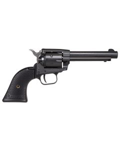 Heritage Mfg SRR22BS4PG Rough Rider22 LR 6 Shot, 4.75" Black Satin Steel Barrel, Frame &amp; Cylinder, Black Polymer Grip, Manual Thumb Safety, Exposed Hammer