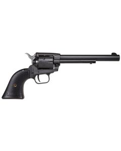 Heritage Mfg SRR22BS6PG Rough Rider22 LR 6 Shot, 6.50" Black Satin Steel Barrel, Frame &amp; Cylinder, Black Star Polymer Grip, Manual Thumb Safety, Exposed Hammer