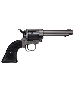 Heritage Mfg SRR22C4 Rough Rider22 LR 6rd 4.75", Tungsten Gray Frame &amp; Barrel, Black Satin Cylinder, Black Polymer Grips