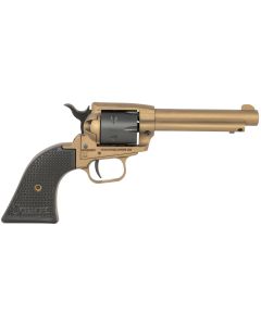 Heritage Mfg SRR22A4 Rough Rider22 LR 6 Shot, 4.75" Burnt Bronze Cerakote Steel Barrel, Frame, Black Satin Cylinder, Black Polymer Grip, Hammer/Thumb Safety, Exposed Hammer