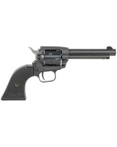 Heritage Mfg SRR22MBS4PG Rough Rider22 LR/22 WMR 6 Shot, 4.75" Black Satin Steel Barrel, Frame &amp; Cylinder, Black Polymer Grip, Exposed Hammer