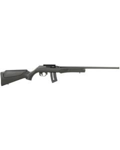 Rossi RS22W2111-TH RS22Semi-Auto 22 WMR 10+1 21" Threaded Barrel, Black, Fixed Synthetic Stock