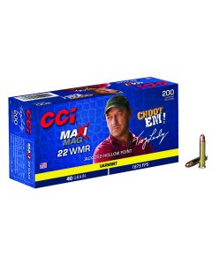 CCI 958 Maxi-Mag Varmint 22WMR 40gr Jacketed Hollow Point 200 Per Box/10 Case