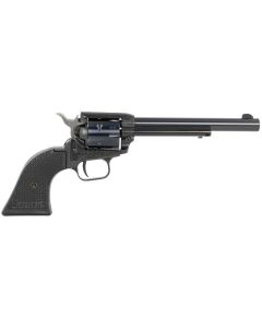 Heritage Mfg RR22B6PG Rough Rider22 LR 6 Shot, 6.50" Black Steel Barrel, Black Zinc Alloy Frame, Black Cylinder, Black Polymer Grip, Hammer/Thumb Safety, Exposed Hammer