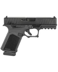 Anderson B2N890A000 Kiger 9C9mm Luger 15+1, 3.91" Black DLC Steel Barrel, Black DLC Serrated Stainless Steel Slide, Black Polymer Frame w/Picatinny Rail, Black Stippled Grip