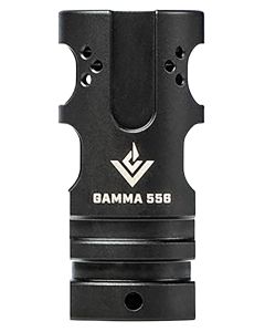 Aero Precision APVG200001A VG6 Gamma 5.56x45mm NATO 1/2"-28 tpi, Black Stainless Steel, 2 Port Brake