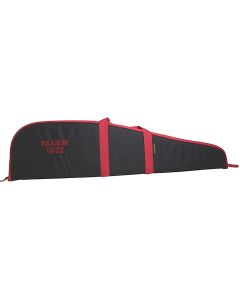 Ruger 27540 Embroidered Rifle Case 40" Black/Red Endura For Ruger 10/22