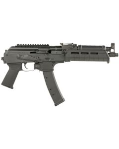 Century Arms HG7536N Draco 9S 9mm Luger 35+1 11.14" Barrel,Black Stamped Receiver, Magpul MOE Handguard &amp; AK Grip, EV9 Scorpion Magazine