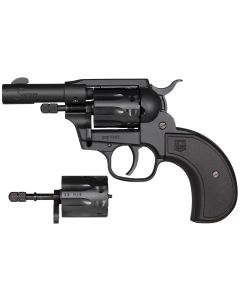 Diamondback DB0600A001 Sidekick22 LR/22 Mag 9 Shot 3" Black Cerakote Steel Barrel &amp; Cylinder, Zinc Alloy Frame, Black Birdshead Polymer Grip, Hammer Safety, Exposed Hammer