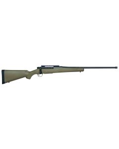 Mossberg 28170 Patriot Predator 7mm PRC 3+1 24" Matte Blued Threaded Barrel, Matte Blued Picatinny Rail Stainless Steel Receiver, Fixed Flat Dark Earth Synthetic Stock, Right Hand