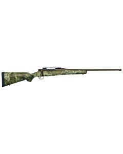 Mossberg 28171 Patriot Predator 7mm PRC 3+1 24" Fluted &amp; Threaded, Patriot Brown Cerakote Barrel/Rec, TrueTimber Strata Stock