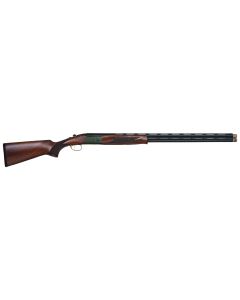 Mossberg 75481 Gold ReserveFull Size 20 Gauge Break Open 3" 2rd 30" Blue Polished Over/Under Vent Rib Barrel, Black Polished Engraved Stainless Steel Receiver, Fixed Black Walnut Stock, Right Hand