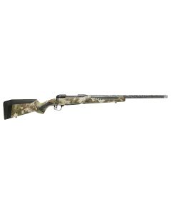 Savage Arms 58029 110 UltraLite 7mm PRC 2+1 22" Threaded Carbon Fiber Wrapped Barrel, Black Melonite Rec, Woodland Camo AccuStock with AccuFit