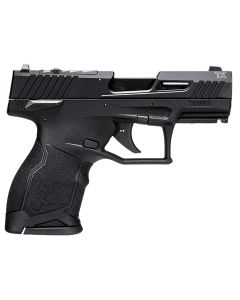 Taurus 1TX22131 TX22CCompact 22 LR 13+1 3.60" Matte Black Steel Barrel, Black Hard Coat Anodized Serrated Aluminum Slide, Black Polymer Frame w/Picatinny Rail Black Polymer Grips