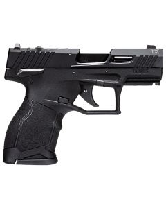 Taurus 1TX2213110 TX22CCompact 22 LR 10+1 3.60" Matte Black Steel Barrel, Black Hard Coat Anodized Serrated Aluminum Slide, Black Polymer Frame w/Picatinny Rail Black Polymer Grips
