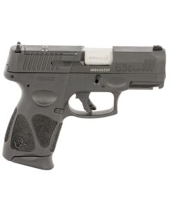 Taurus 1G3CP9312X12 G3C9mm Luger 12+1 3.26" Matte Stainless Steel Barrel, Matte Black Tenifer Optic Cut/Serrated Slide, Black Polymer Frame w/Picatinny Rail, Black Polymer Grips