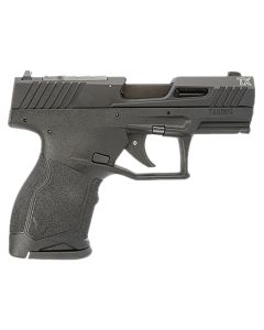Taurus 1TX2223110 TX22CCompact 22 LR 10+1 3.60" Matte Black Steel Barrel, Black Hard Coat Anodized Serrated Aluminum Slide, Black Polymer Frame w/Picatinny Rail Black Polymer Grips