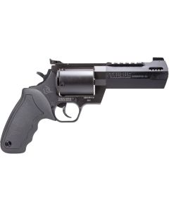Taurus 2500051RH Raging HunterLarge Frame 500 S&amp;W Mag 5rd 5.12" Black Ported/Target Crown Barrel, Matte Black Oxide Cylinder, Black Steel Frame, Black Rubber Grip