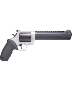 Taurus 2500085RH Raging HunterLarge Frame 500 S&amp;W Mag 5rd 8.38" Matte Black Ported/Target Crown Barrel, Matte Black Oxide Cylinder, Matte Stainless Steel Frame, Black Rubber Grip