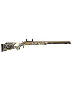 CVA PR2037NM Optima V2 Long Range 50 Cal 209 Primer 28" Fluted, Burnt Bronze Barrel/Rec, Realtree Excape Ambi Thumbole Stock, Quick-Release Breech Plug, DuraSight Scope Mount
