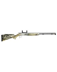 CVA PR2040SM Optima V2 50 Cal 209 Primer 26" Stainless Fluted Barrel, Drilled &amp; Tapped Stainless Steel Receiver, Fixed Realtree Excape Synthetic Stock,DuraSight Dead-On Rail