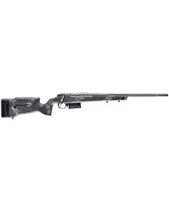 Bergara Rifles B14S752 B-14 Crest 6.5 Creedmoor 3+1 20" Fluted/Threaded, Sniper Gray Cerakote Barrel/Rec, Monte Carlo Carbon Fiber Stock with Black &amp; Gray Splatter, Omni Muzzle Brake