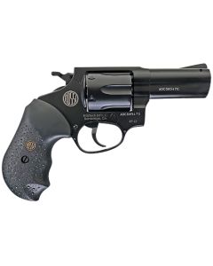 Rossi 2RP631 RP63Small Frame 357 Mag 6 3" Matte Matte Black Barrel, Matte Steel Frame, Black Textured Rubber Grip, Hammer Block Safety, Exposed Hammer