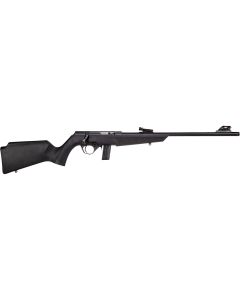 Rossi RB22L1611 RB22Compact 22 LR 10+1, 16" Matte Black Button Rifled Free Floating Steel Barrel, Matte Black Stainless Steel Receiver, Black Monte Carlo Stock, Right Hand