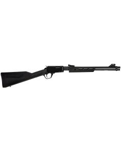 RossiGalleryPump 22 WMR 12+1 20", Black, Polished Steel Barrel/Rec, Synthetic Stock, Fiber Optic Sights