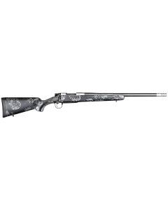 Christensen Arms 8010631800 Ridgeline FFT Full Size 7mm PRC 3+1 22" Carbon Fiber Steel Threaded Barrel, Stainless Aluminum Receiver, Black w/Gray Accents Fixed Sporter w/Flash Forged Technology Stock