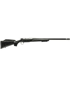 Christensen Arms 8011003400 TraverseFull Size 7mm PRC 3+1 26" Natural Stainless Steel Threaded Barrel, Natural Stainless Aluminum Receiver, Black w/Gray Webbing Fixed Monte Carlo w/Raised Comb Stock