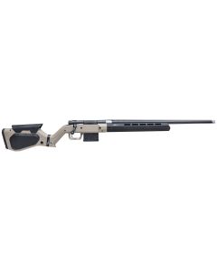 Howa HHERA308TAN M1500 Hera 308 Win 5+1 22" Threaded Barrel, Black Rec, Tan &amp; Black Hera H7 Chassis Stock