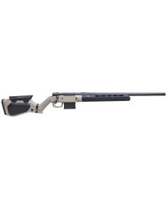 Howa HHERA65CHBTAN M1500 Hera 6.5 Creedmoor 5+1 24" Heavy Threaded Barrel, Black Rec, Tan &amp; Black Hera H7 Chassis Stock