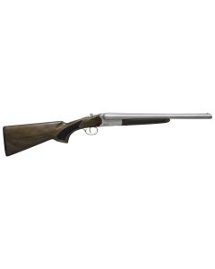 Citadel CITSBS1218NKL Coach12 Gauge 3" 2rd 18.50" Nickel Barrel/Rec, Fixed Walnut Stock