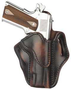 1791 Gunleather ORBH1VTGR BH1 Optic Ready OWB 01 Vintage Leather Belt Slide Fits 4-5" 1911 Right Hand