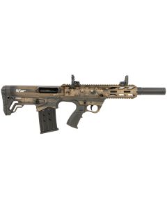 Gforce Arms GFY1USBNZ GFY-112 Gauge Semi-Auto 3" 5+1 18.50" Black Threaded Barrel, American Flag Burnt Bronze Aluminum Receiver, Picatinny Rail Bronze Bullpup Polymer Stock, Polymer Grip